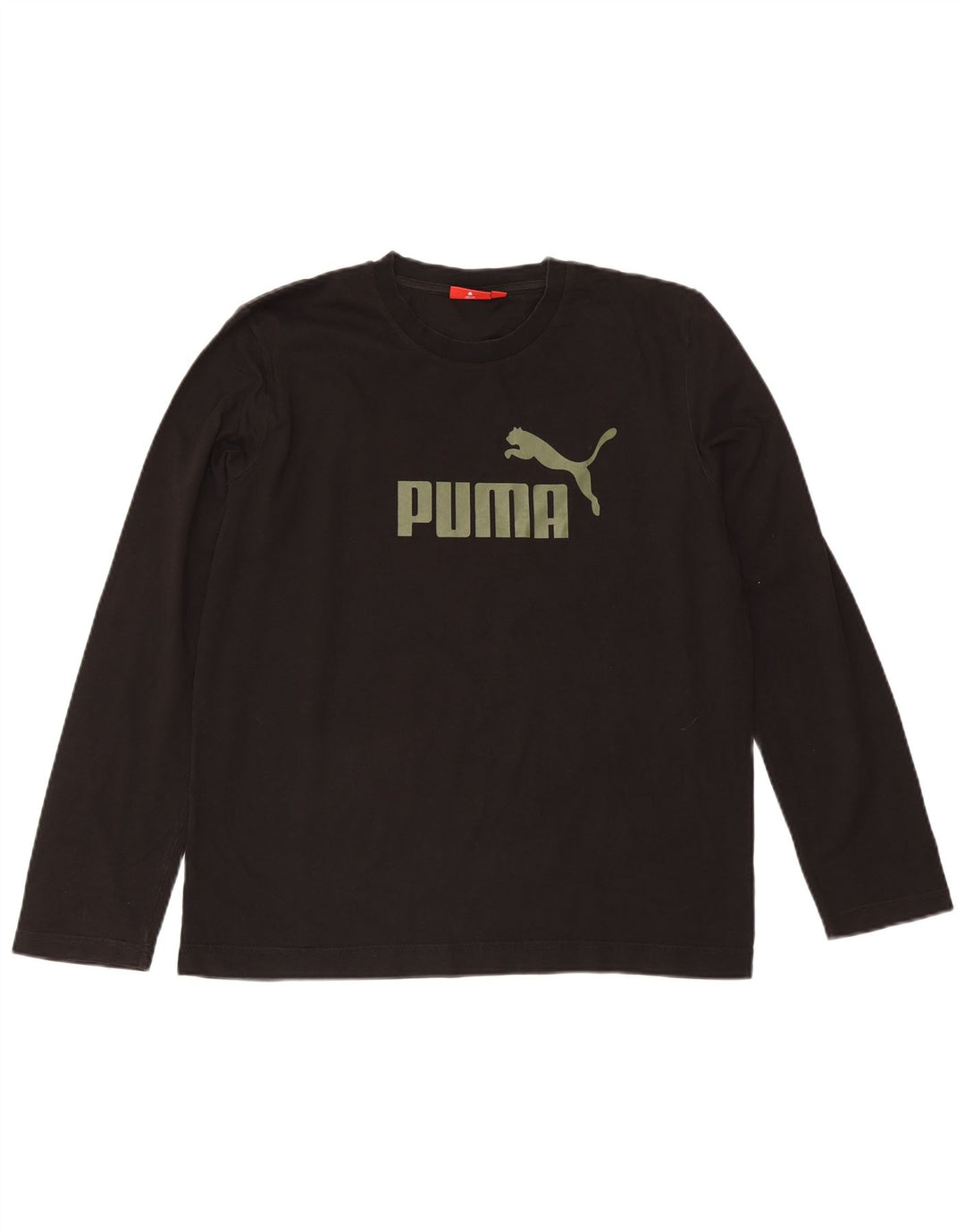Мужской топ с длинным рукавом Puma, большой черный