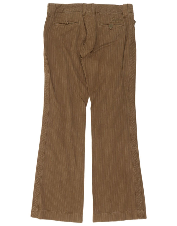 Женские повседневные брюки Billabong US 7 Medium W32 L32 Хаки в тонкую полоску