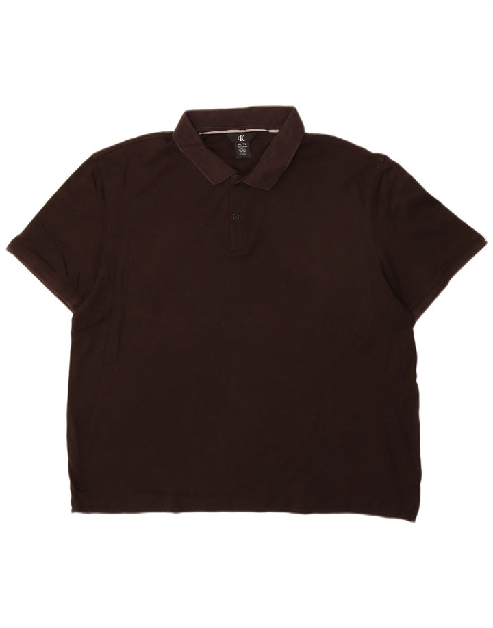 Мужская рубашка-поло CALVIN KLEIN XL, черный хлопок