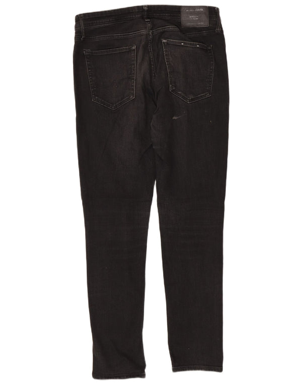 Мужские зауженные джинсы Jack & Jones GLENN W32 L32, черный хлопок