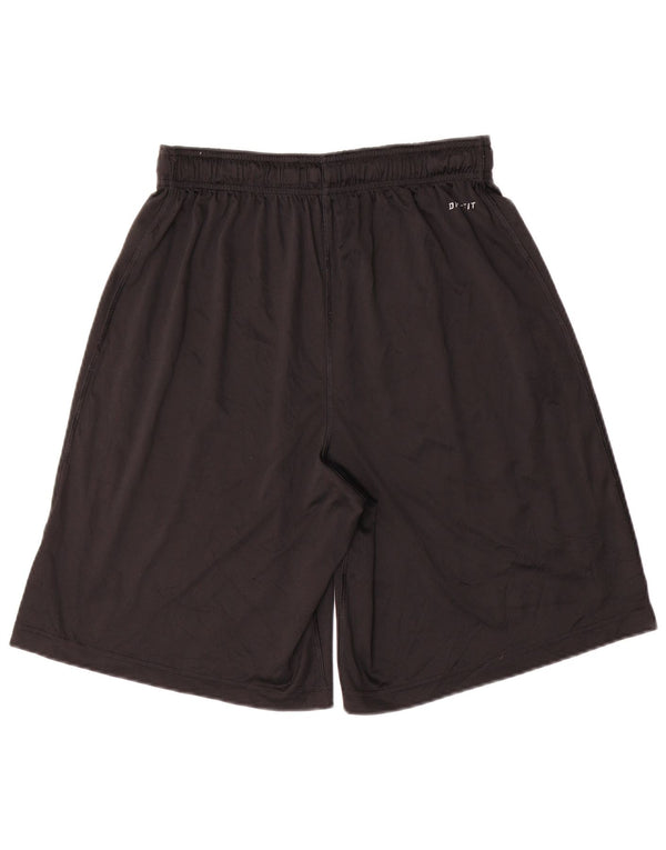 Nike Mens Dri Fit Graphic Sport Shorts Medium Black Polyester