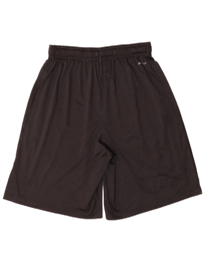 Мужские спортивные шорты Nike Dri Fit с графикой, средний черный полиэстер