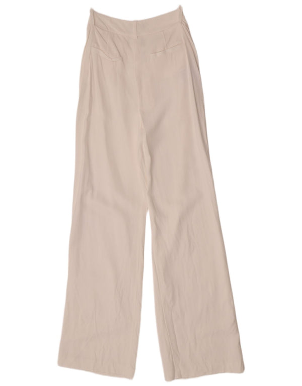 Женские повседневные широкие брюки Reiss UK 10, маленькие W28 L33, белые
