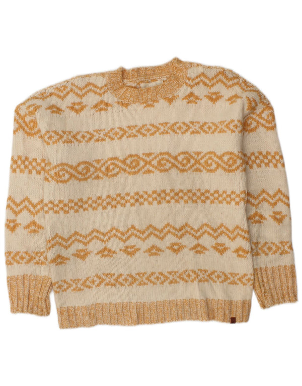 Женский джемпер с круглым вырезом Rip Curl UK 6 XS Off White Fair Isle
