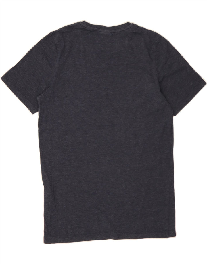 JACK & JONES Mens Graphic T-Shirt Top Medium Navy Blue Cotton Vintage Jack & Jones and Second-Hand Jack & Jones from Messina Hembry 