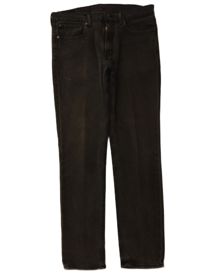 Мужские прямые джинсы LEVI'S W36 L34, зеленый хлопок