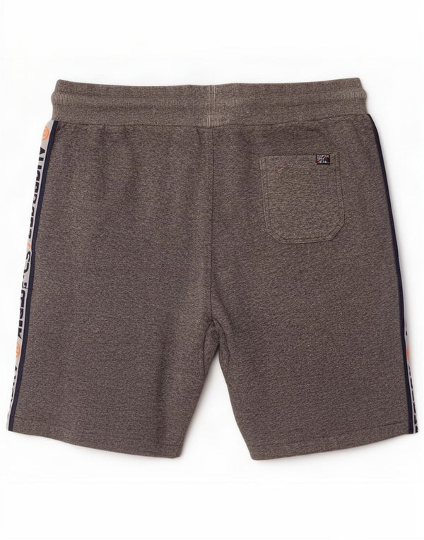 Superdry Мужские спортивные шорты с рисунком 2XL, серые цветные блоки, хлопок