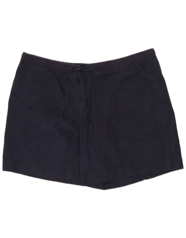 LEE Womens Khakis Chino Shorts US 20 3XL W40 Navy Blue Cotton