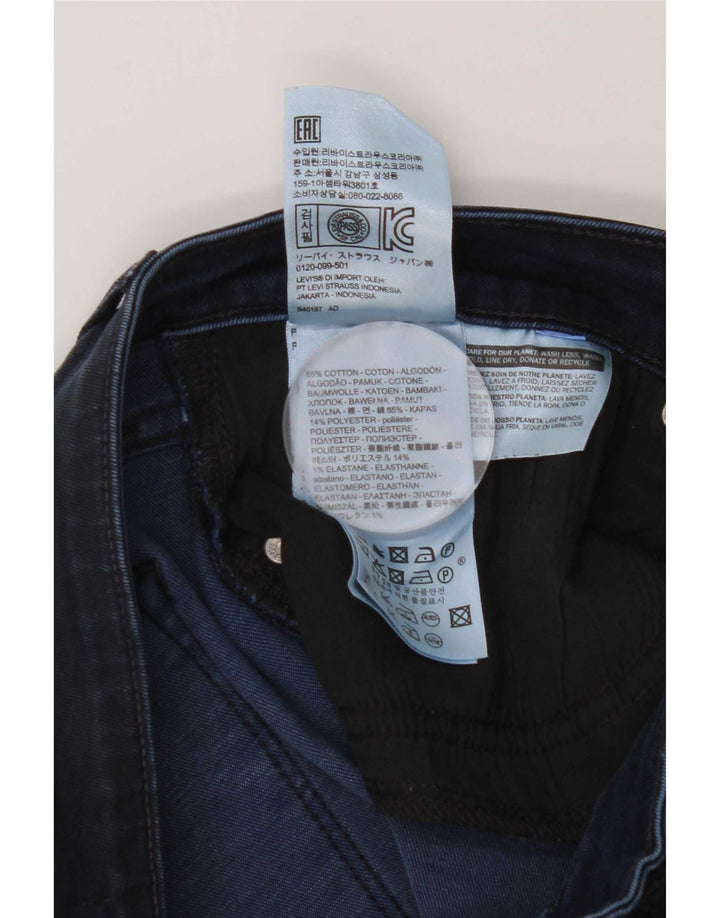 Женские джинсы Levi's 712 Slim W30 L30 Темно-синие, хлопок