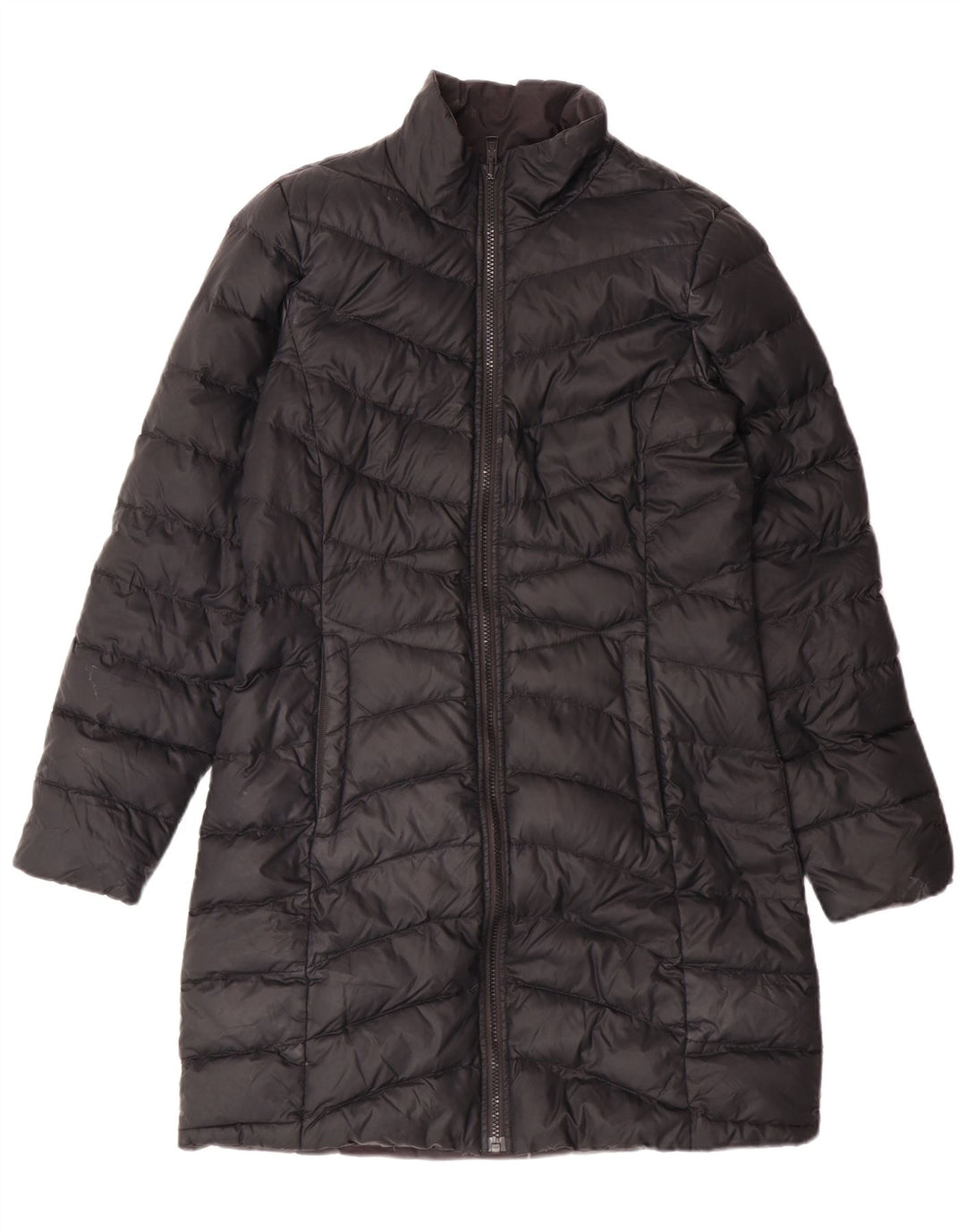 Женское двустороннее стеганое пальто The North Face UK 12, средний черный нейлон