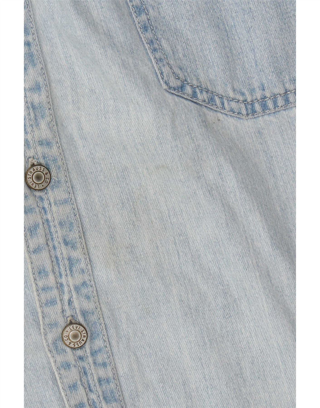 Мужская джинсовая рубашка Levi's XL, синяя, хлопок