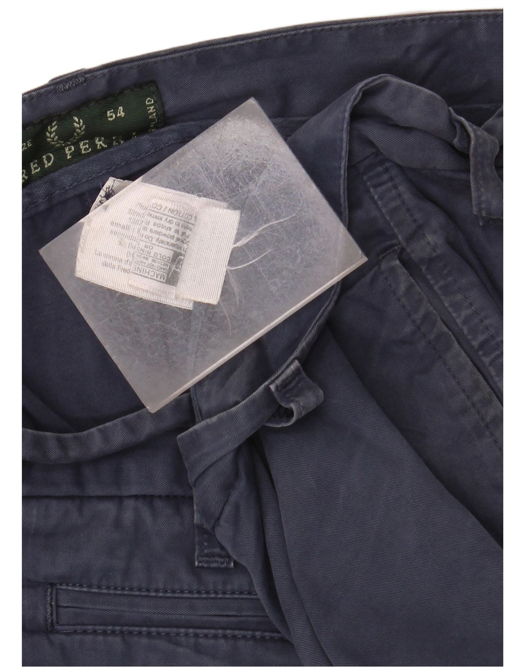 Мужские шорты чинос FRED PERRY IT 54 2XL W38 Темно-синие, хлопок