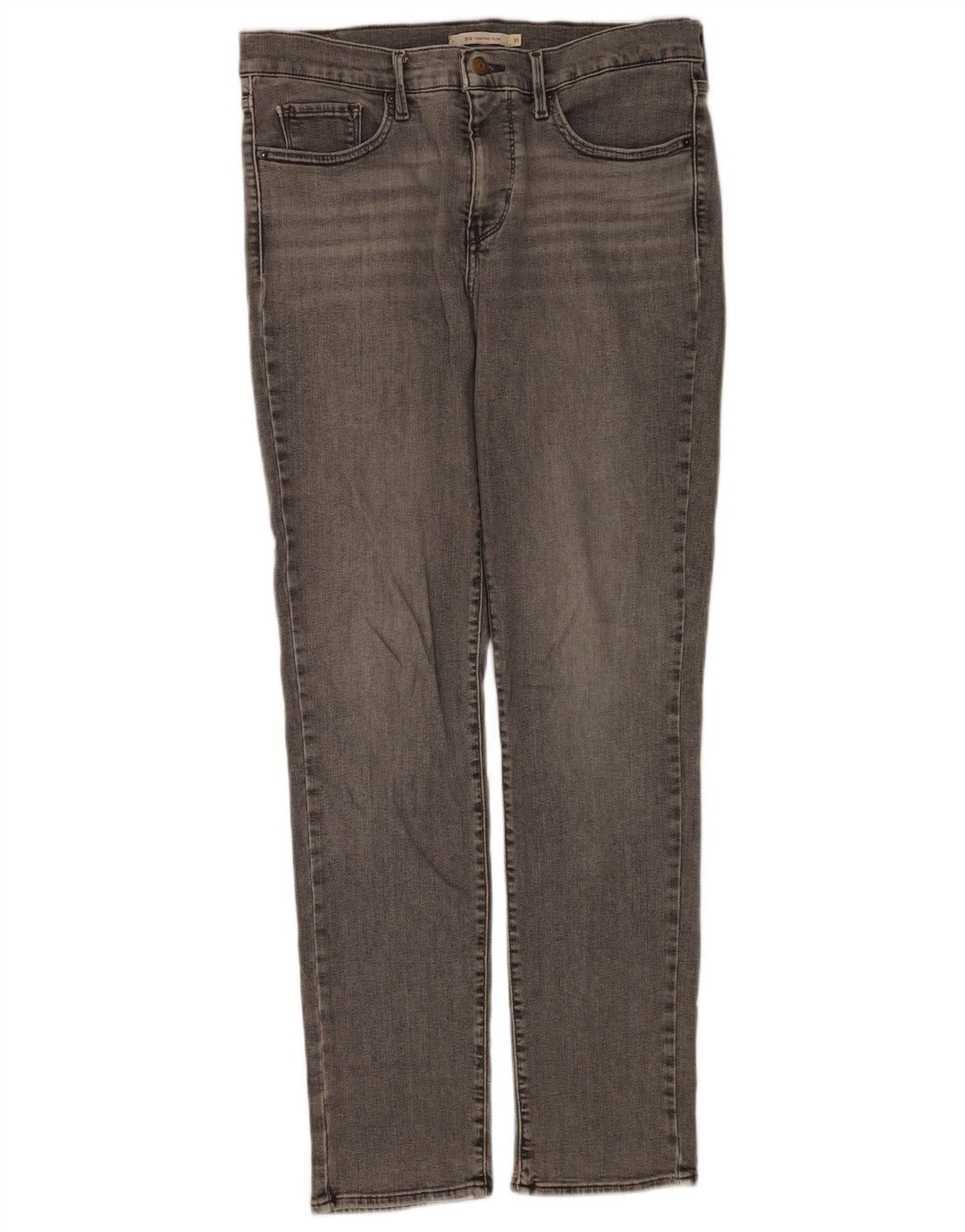 Женские джинсы Levi's 312 Shaping Slim W31 L32 Серые хлопковые