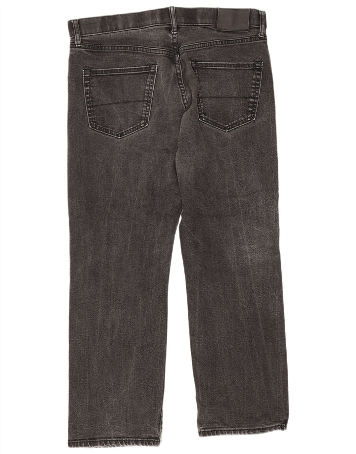Мужские прямые джинсы Marks & Spencer W34 L29, черный хлопок
