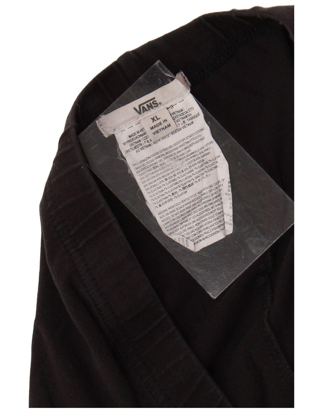 Женские леггинсы с рисунком VANS UK 18 XL, черный хлопок