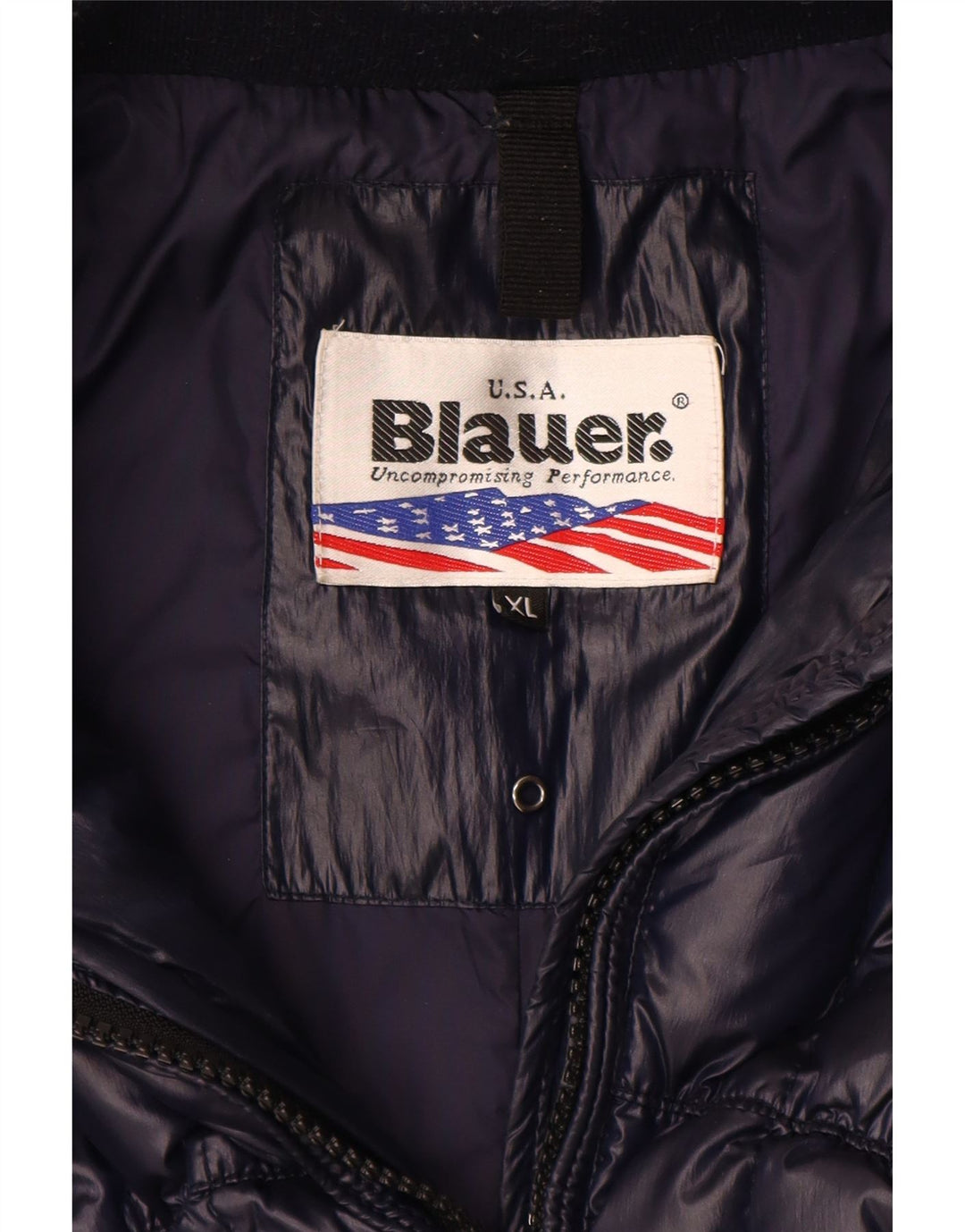 Женское стеганое пальто Blauer UK 18 XL, темно-синий полиэстер