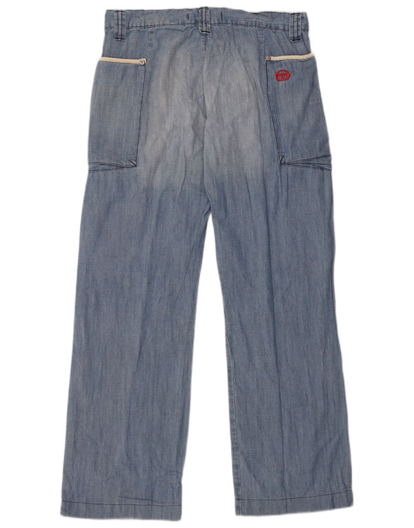 SERGIO TACCHINI Womens Loose Jeans IT 44 Medium W30 L28 Blue Cotton