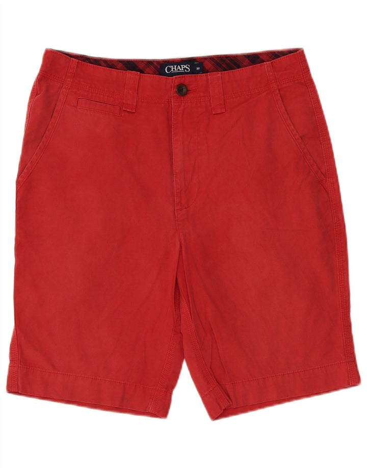 Мужские шорты чинос CHAPS W30, средний красный хлопок, хлопок