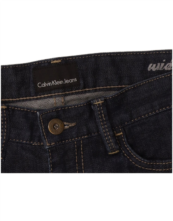 Женские джинсовые шорты Calvin Klein W28, средние, темно-синие