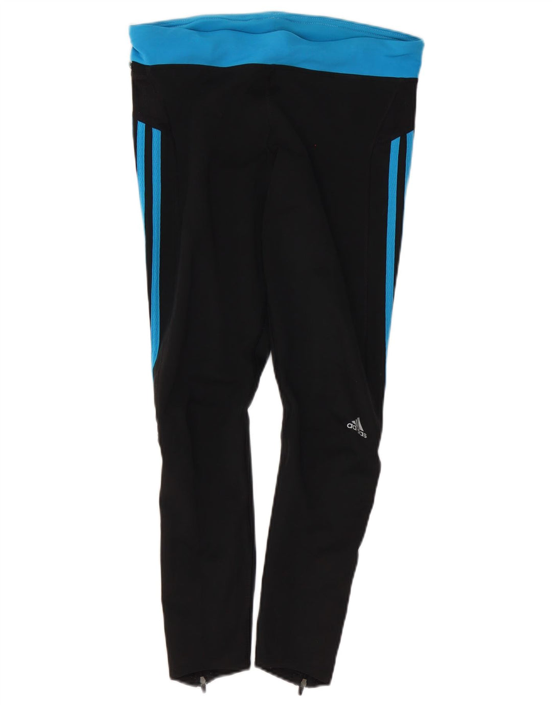 Женские леггинсы Climalite ADIDAS UK 12, средние черные цветные блоки
