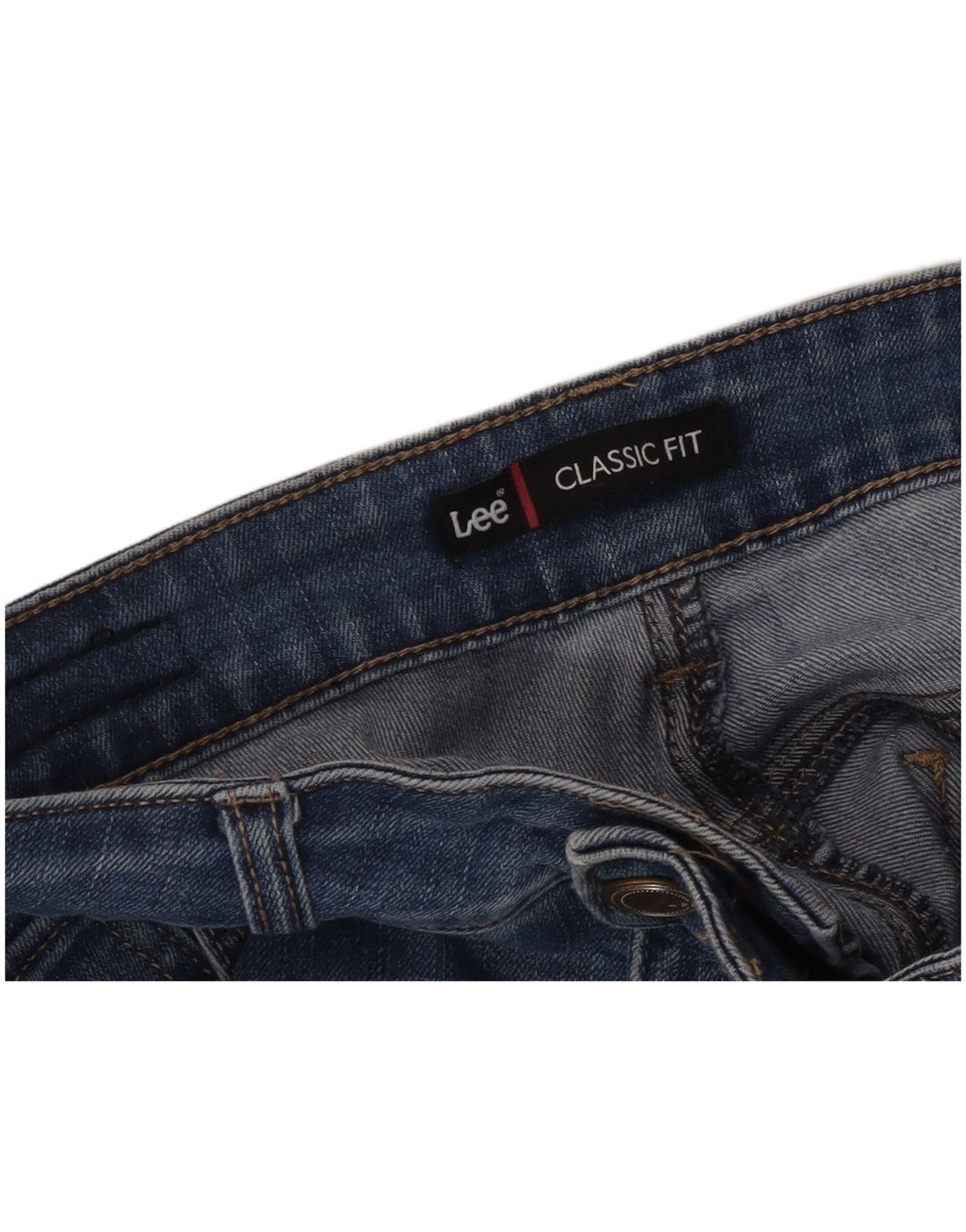Женские прямые джинсы классического кроя Lee W32 L29 синие