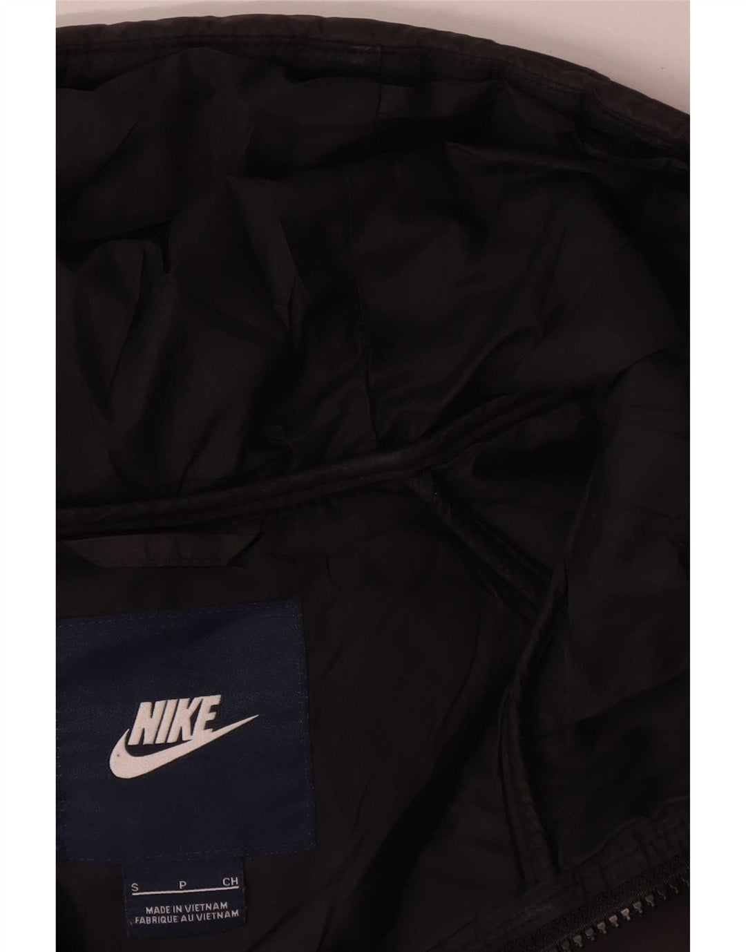 Мужской жилет с капюшоном Nike UK 36, маленький, черный, полиэстер