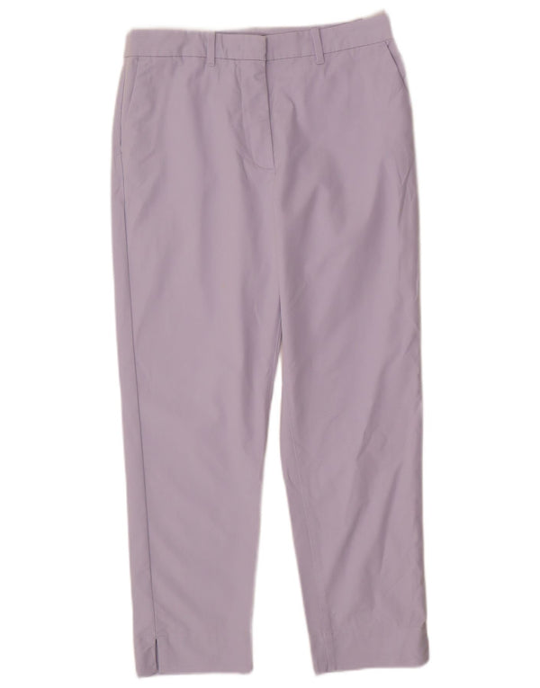 Женские прямые брюки чинос Marks & Spencer UK 10, маленькие W28 L26, фиолетовые