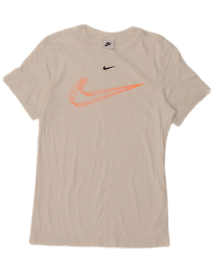 Мужская футболка с рисунком Nike, маленький белый хлопок