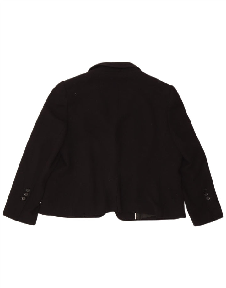 Женский пиджак на 1 пуговице Marks & Spencer UK 22 3XL, черный