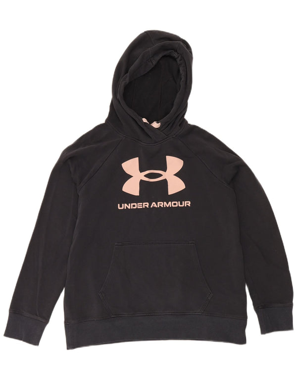 Женский джемпер с капюшоном Under Armour UK 14, средний темно-синий, хлопок