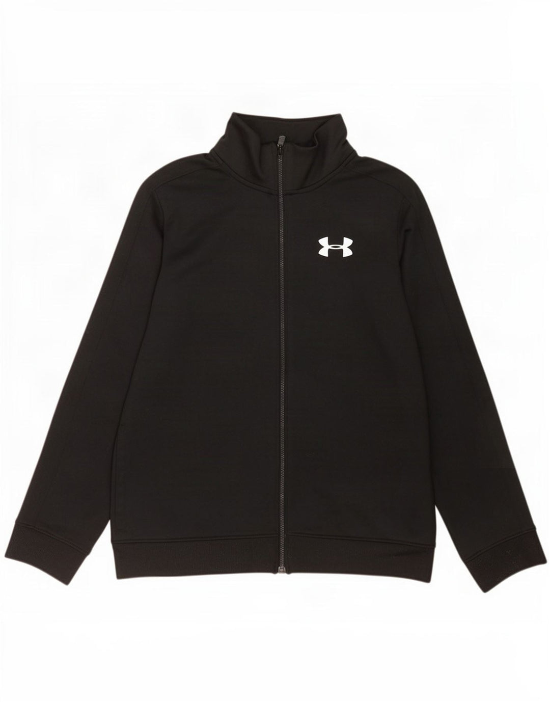 Спортивный костюм Under Armour для мальчиков, верхняя куртка 11–12 лет, большой черный полиэстер
