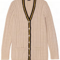 Женский кардиган Ralph Lauren UK 14, хлопковый средний белый цвет