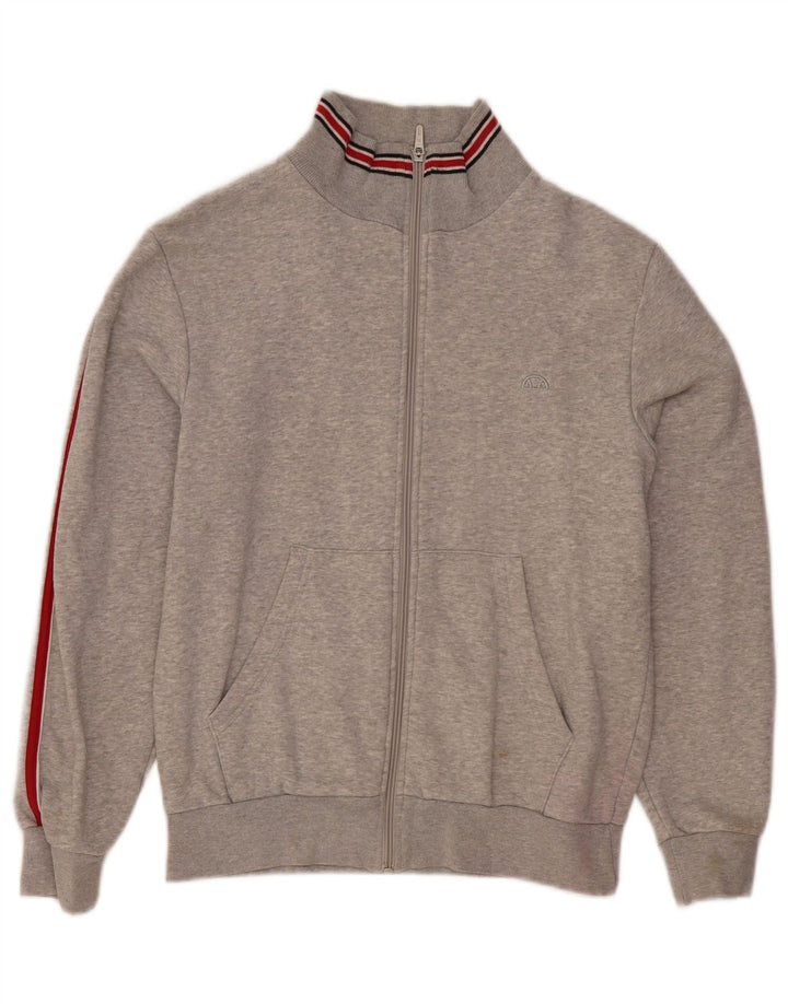 Женский спортивный костюм Ellesse, верхняя куртка UK 10, маленький серый хлопок с крапинками