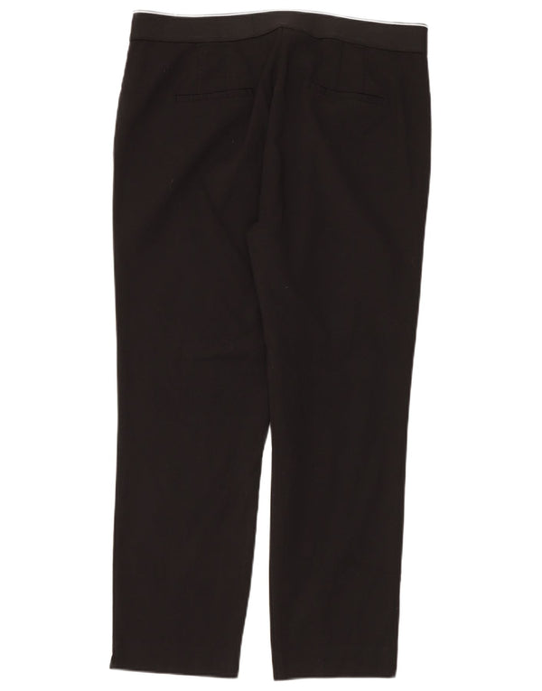 Женские прямые брюки чинос Zara 2XL W34 L28, черный хлопок