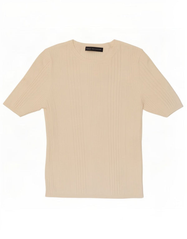 Женская футболка Marks & Spencer Top UK 12 Medium Off White из вискозы