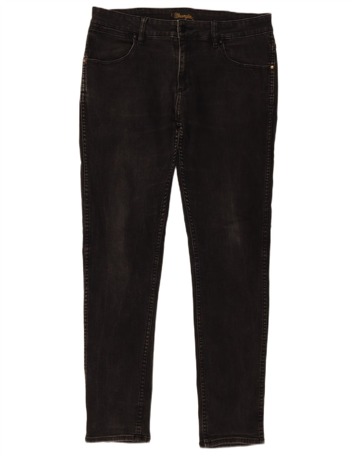 Мужские топы Wrangler Slim Jeans W32 L30, черные хлопковые