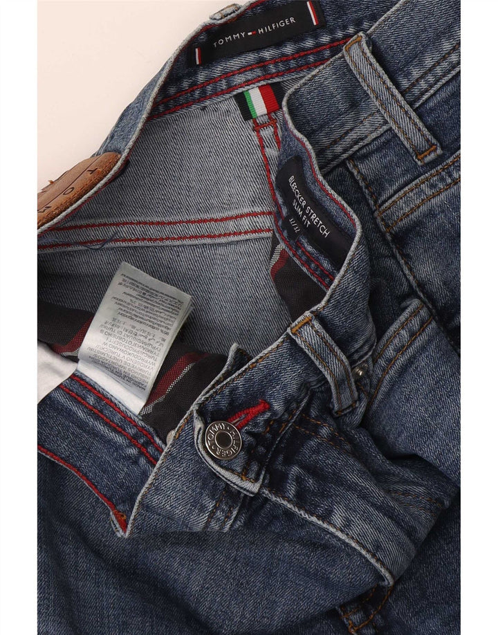 Мужские джинсы Tommy Hilfiger Bleecker Slim W32 L32, синий хлопок