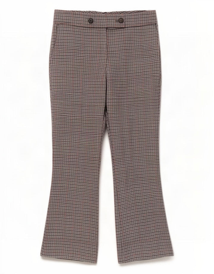 Брюки женские Hugo Boss UK 12 Medium W32 L27 Серые с узором "гусиные лапки"