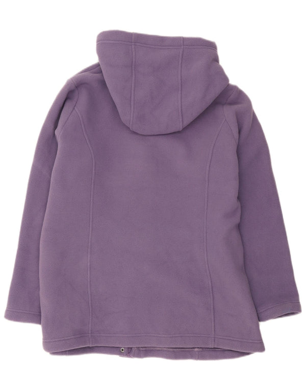 Женская дафлкот с капюшоном Marks & Spencer UK 18 XL Фиолетовый хлопок