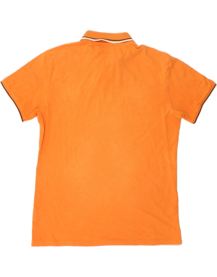 WOOLRICH Mens Polo Shirt Medium Orange Cotton Vintage Woolrich and Second-Hand Woolrich from Messina Hembry 