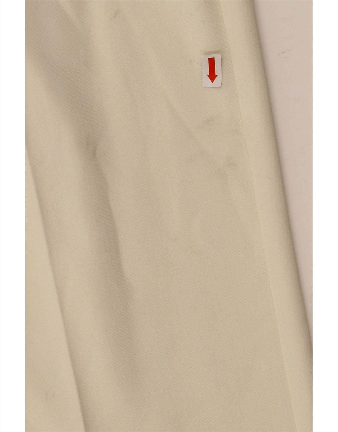 ROCCOBAROCCO Womens Straight Suit Trousers IT 44 Medium W27 L30 Off White