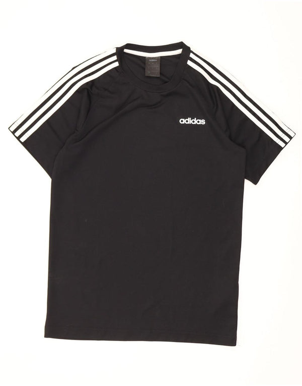 Мужская футболка Adidas Climalite, маленький черный полиэстер