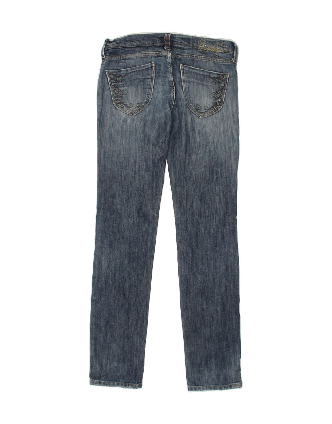 REPLAY Womens Slim Jeans W28 L32  Blue Cotton Vintage Replay and Second-Hand Replay from Messina Hembry 