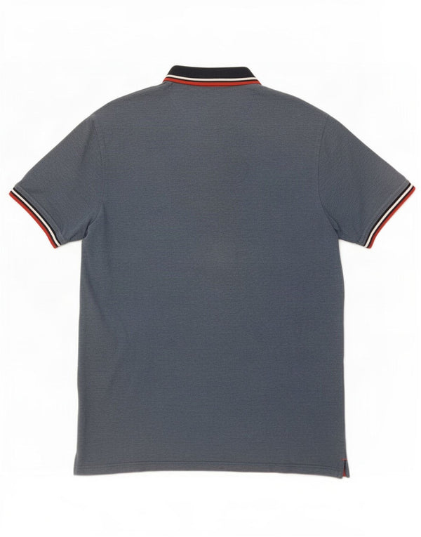 Мужская рубашка поло Jack & Jones XL темно-синяя, хлопок