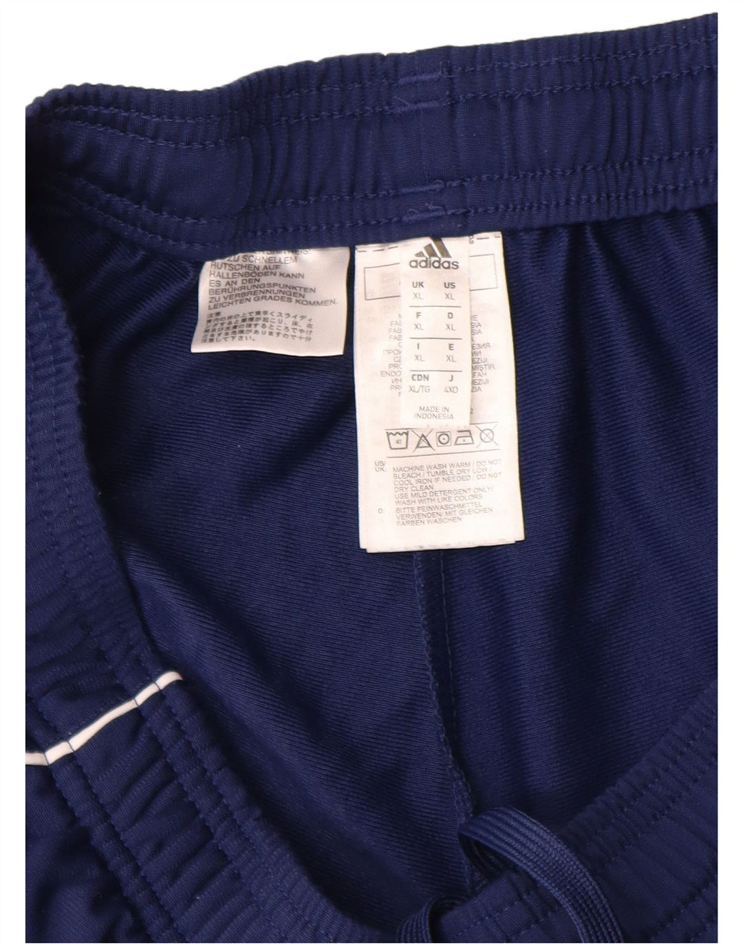 Мужские спортивные брюки Adidas Joggers XL темно-синие из полиэстера