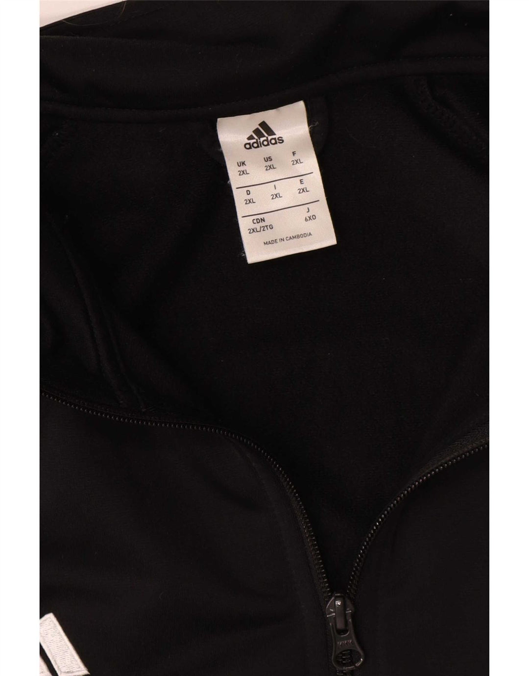 Мужской спортивный костюм Adidas с графическим рисунком 2XL, черный полиэстер