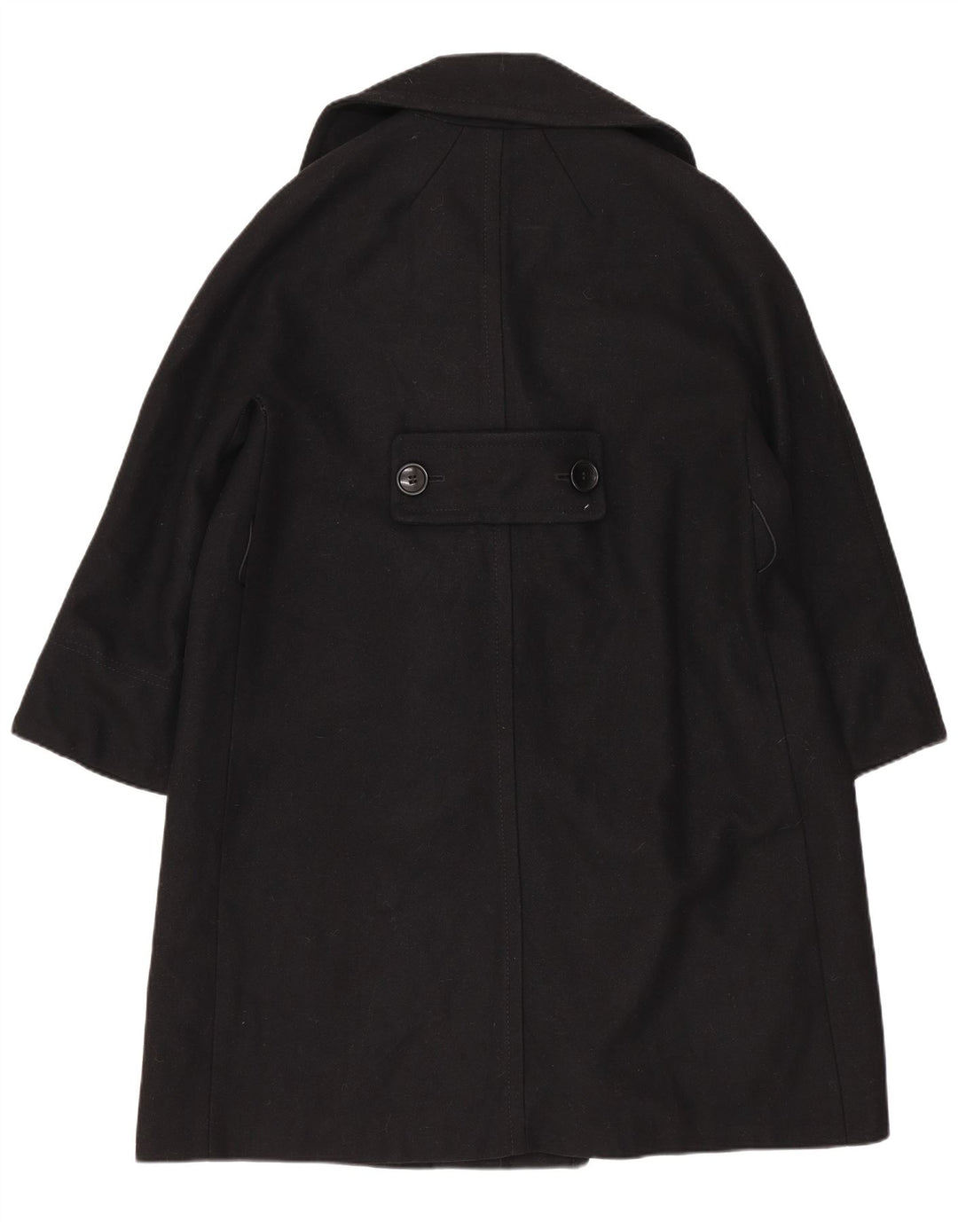 Женское двубортное пальто оверсайз Dolce & Gabbana IT 38 XS, черная шерсть