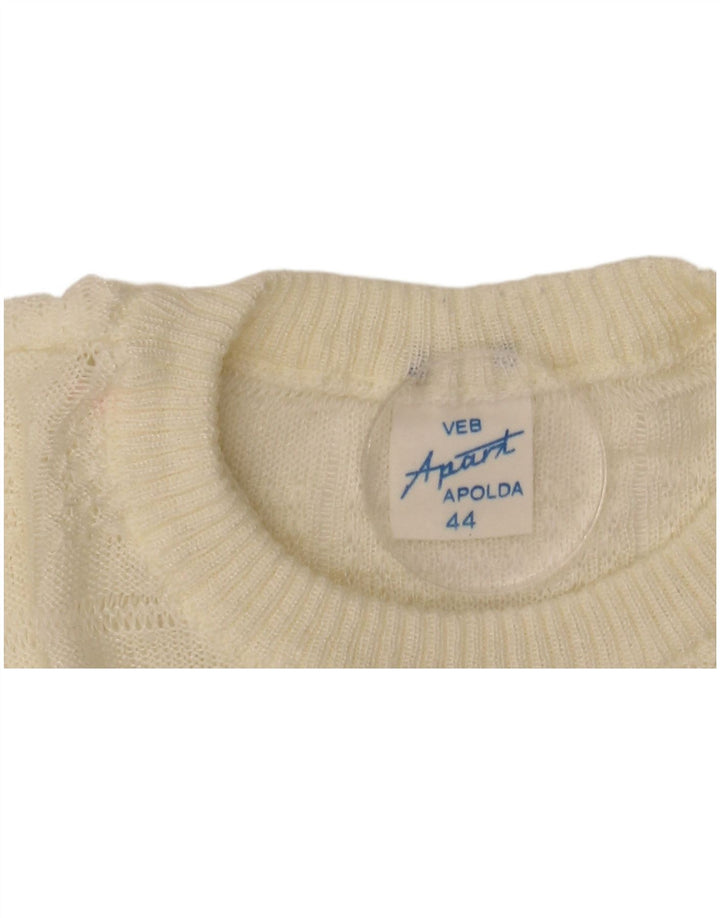 Женский джемпер с круглым вырезом Apart EU 44 XL Off White