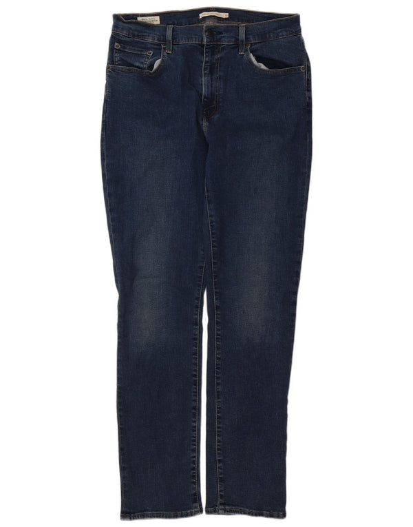 Женские прямые джинсы LEVI'S 724 с высокой посадкой W32 L32, синий хлопок