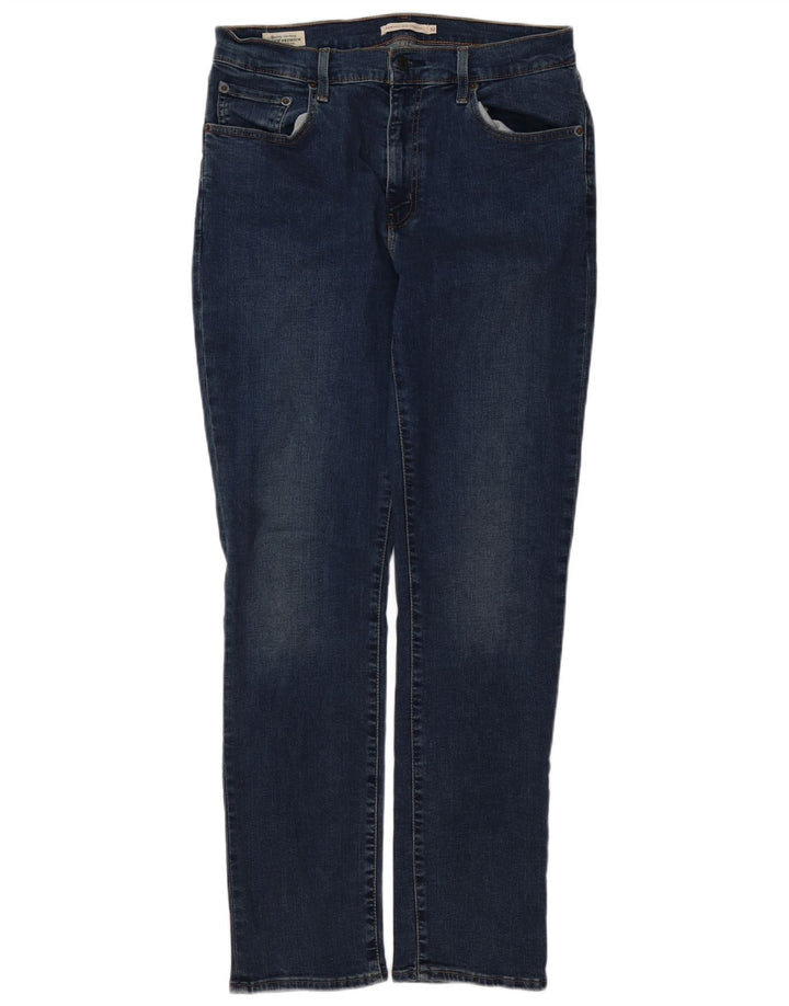 Женские прямые джинсы LEVI'S 724 с высокой посадкой W32 L32, синий хлопок